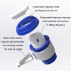 BEN.JACK Coffee Cup Car Perfume Air Conditioner Air Outlet Aromatherapy Ornaments(Dark Night Green+Fluorescent Green)