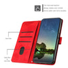 For Realme C75 / V60 Pro Dream Triangle Leather Phone Case with Lanyard(Red)