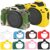 For Canon EOS R100 Glossy Soft Silicone Protective Case(Yellow)
