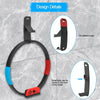 JYS JYS-NS243 For Switch Fitness Ring Host Headphone Handle Wall Hanging Storage Rack(Black)