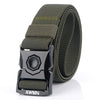 AWMN Outdoor Men Versatile Buckle Elastic Belt, Length: 120cm(Army Green)