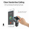 T25S Car MP3 Player Multi-function BT5.0 Dual USB Chargers