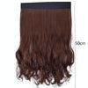 8261E Fashion Hat Wig Female Detachable Pear Flower Roll Long Hair Wig(Light Brown)