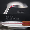 304 Stainless Steel Wooden Handle Kitchenware Home Kitchen Equipment, Style: Slotted Shovel