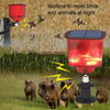 Solar Sound & Light Alarm with Recording (Red)