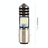 BA20D DC12V / 7.4W Motorcycle LED Headlight with 24LEDs SMD-3030 Lamp Beads (White Light)