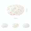 Waterproof Shower Hat Adult Women Bathing Hair Cover Anti-fume Hair Cover(Apricot)