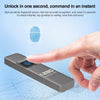 256GB NK-828 8 Pin + USB 2 in 1 Zinc Alloy U Disk with Fingerprint Unlock