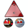Trucks Trailers RV Triangular Red Reflector