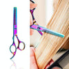 Professional Hair Cutting Scissor Hairdressing Kit Thinning Scissors Barber(Coloful ThinningSXLC-603T))