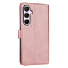 For Samsung Galaxy A56 5G AZNS Skin Feel Calf Texture Flip Leather Phone Case(Rose Gold)