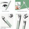 Nail Art Tool Set Nail Clippers Dead Skin Scissors Manicure Tool, Specification: 16 In 1 Matcha Green