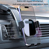 Car Suction Cup Dashboard Automatic Lock Mobile Phone Holder, Style: Glossy Telescopic Base