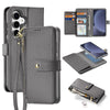 For Samsung Galaxy S25+ 5G DUX DUCIS Lawa Series 2 in 1 Wallet Zipper Detachable MagSafe Phone Case with Lanyard(Grey)
