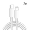 XJ-61 12W USB-C / Type-C to 8 Pin PD Fast Charging Cable, Cable Length:2m