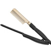 Portable Wet And Dry Clip Hair Straightener Straight Hair Comb(UK Plug)