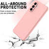 For Samsung Galaxy A26 5G Pure Color Liquid Silicone Shockproof Full Coverage Phone Case(Pink)
