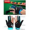 BOODUN M050912 Thin Breathable Men and Women Billiards Three Finger Single Gloves, Size:M(Rose Red)