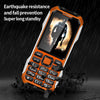 A6 4G Full Network Triple Proofing Elder Phone, Waterproof Shockproof Dustproof, 6800mAh Battery, 2.4 inch, 21 Keys, LED Flashlight, FM, SOS, Dual SIM, Network: 4G(Orange)