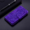 For Realme 13+ Global Tiger Embossing Pattern Flip Leather Phone Case(Purple)