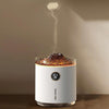 HX127 Mini Volcano Lava Aromatherapy Diffuser Small Household Atmosphere Humidifier, Color: White