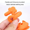 Silicone Baby Teether Anti-Eating Hand Bracelets Baby Teething Stick Toy, Color: Pony+Box Blue