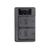 LP-E6 SLR Camera Vertical Dual Battery Charger