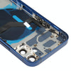 iPhone 12 Mini Blue Back Cover Assembly with Keys & Wireless Charging