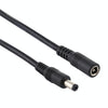 8A 5.5 x 2.1mm Female to Male DC Power Extension Cable,  Length:3m(Black)