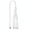 For DJI Air 3 STARTRC 2 Pairs Color LED Flash Lamp Low Noise Propellers (Transparent)