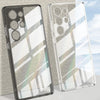 For Samsung Galaxy S25 Ultra 5G GKK Space Series Shockproof Full Coverage Phone Case(Transparent Black)
