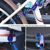 Helmet Anti Theft Password Lock Motorcycle Car Basket Soft Lock(Blue)
