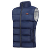 Dual Control Switch Smart USB Heating Down Vest, Size: XL(Blue)