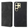 For Samsung Galaxy S25 Ultra 5G Skin Feel Magnetic Leather Phone Case(Black)