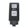 12V Car Modified Far Near Light Self-Locking Waterproof Switch(Black)