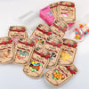 Valentine Day Bottle Shape Greeting Card Holiday Gift Exchange Card Kids Party Favor Message Card, Spec: 24pcs /Set