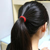 20pcs / Pack Girls Kids Rubber Bands Ponytail Holder Elastic Hair Bands(Red)