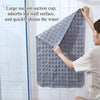 PVC Bathroom Non-slip Mat Thickened Massage Water-proof Foot Mat, Size: 36x68cm(Dark Sky Gray)