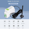 Waveshare Industrial 4G DTU Cellular Demodulator, RS485 to LTE CAT4, DIN Rail-Mount, for EMEA, Kor, Thailand, India, Southeast Asia
