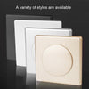 Square Air Conditioning Hole Decoration Cover Wall Hole Plug, Style: 9cm White