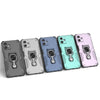 For Samsung Galaxy A06 4G Metal Kickstand TPU Hybrid PC Phone Case(Blue)