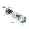 H1 100W 850 LM 7000K 20 SMD-2828-LEDs Car Fog Lights, DC 12-24V(Cool White)