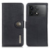 For Xiaomi Redmi K70 5G / K70 Pro 5G KHAZNEH Cowhide Texture Flip Leather Phone Case(Black)