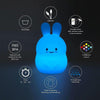 Rabbit Silicone Pat Night Light Children Gift Color Changing Lamp, Specification: Charging