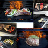 2 PCS 0.2mm Thick Barbecue Grill Mat Non-Stick BBQ Grill Mats, Size:40x33CM(Black)
