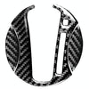 3 in 1 Car Carbon Fiber Automatic Gear Decorative Sticker for Honda Civic 8th Generation 2006-2011, Right Drive