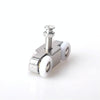 Stainless Steel Sliding Door Hanging Wheel Silent Smooth And Wear-Resistant Sliding Door Pulley Nylon Hanging Rail, Specification:4 Wheels
