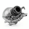 Universal Vehicle Car Creative Skull Double Heads Shaped Shifter Cover Manual Automatic Gear Shift Knob (Silver)
