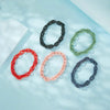 Silicone Acrylic Splicing DIY Bracelet Jewelry(PMB001-BK)