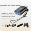 Yesido GS07 Micro USB to USB 2.0 OTG Mini Connector Adapter with Keychain(Black)